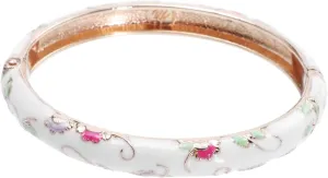 VALICLUD Floral Bracelet Women Accessories Jewelry Hinge Cuff Bracelet Wristband Jewelry Open Bracelet Wrist