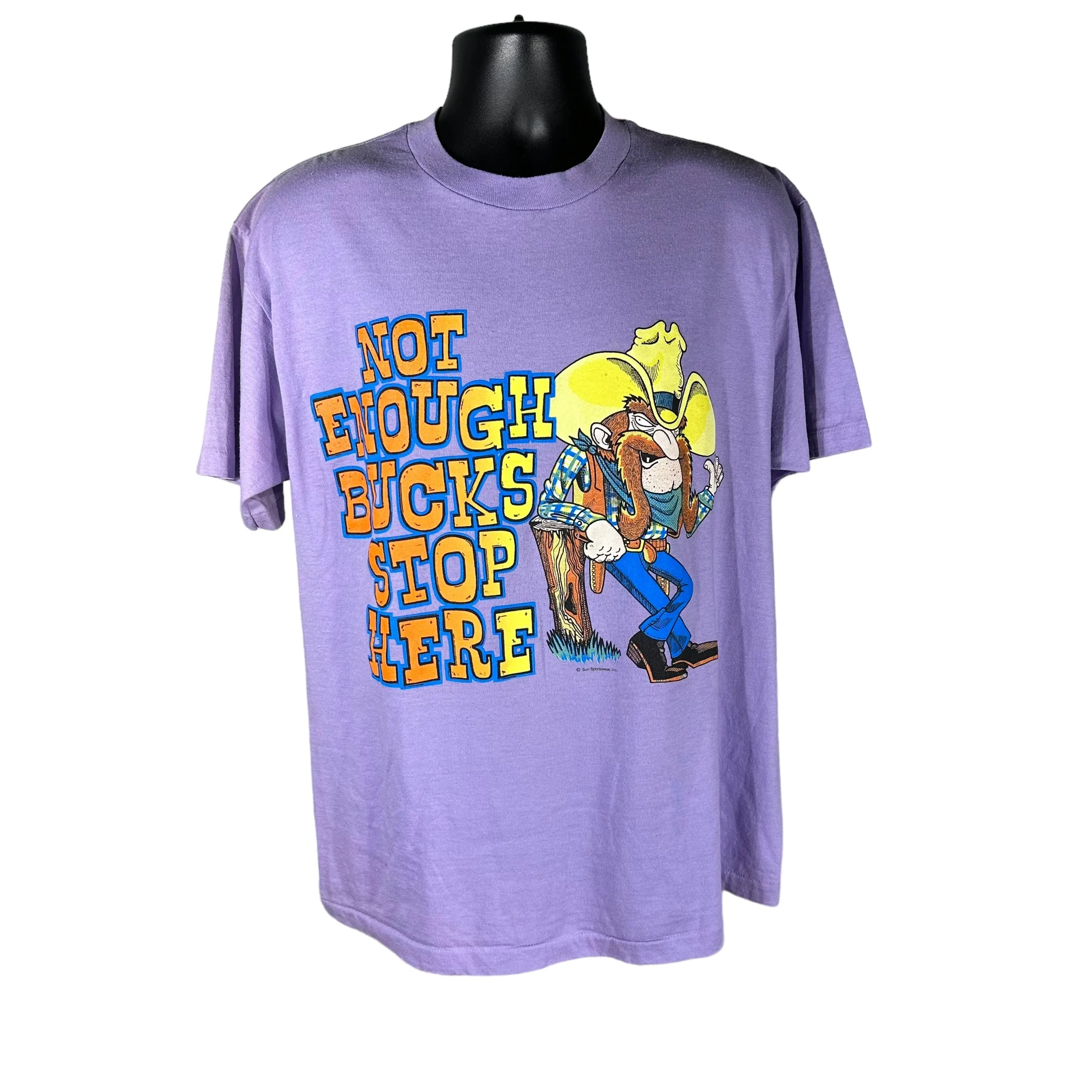 Vintage "Not Enough Bucks Stop Here" Tee
