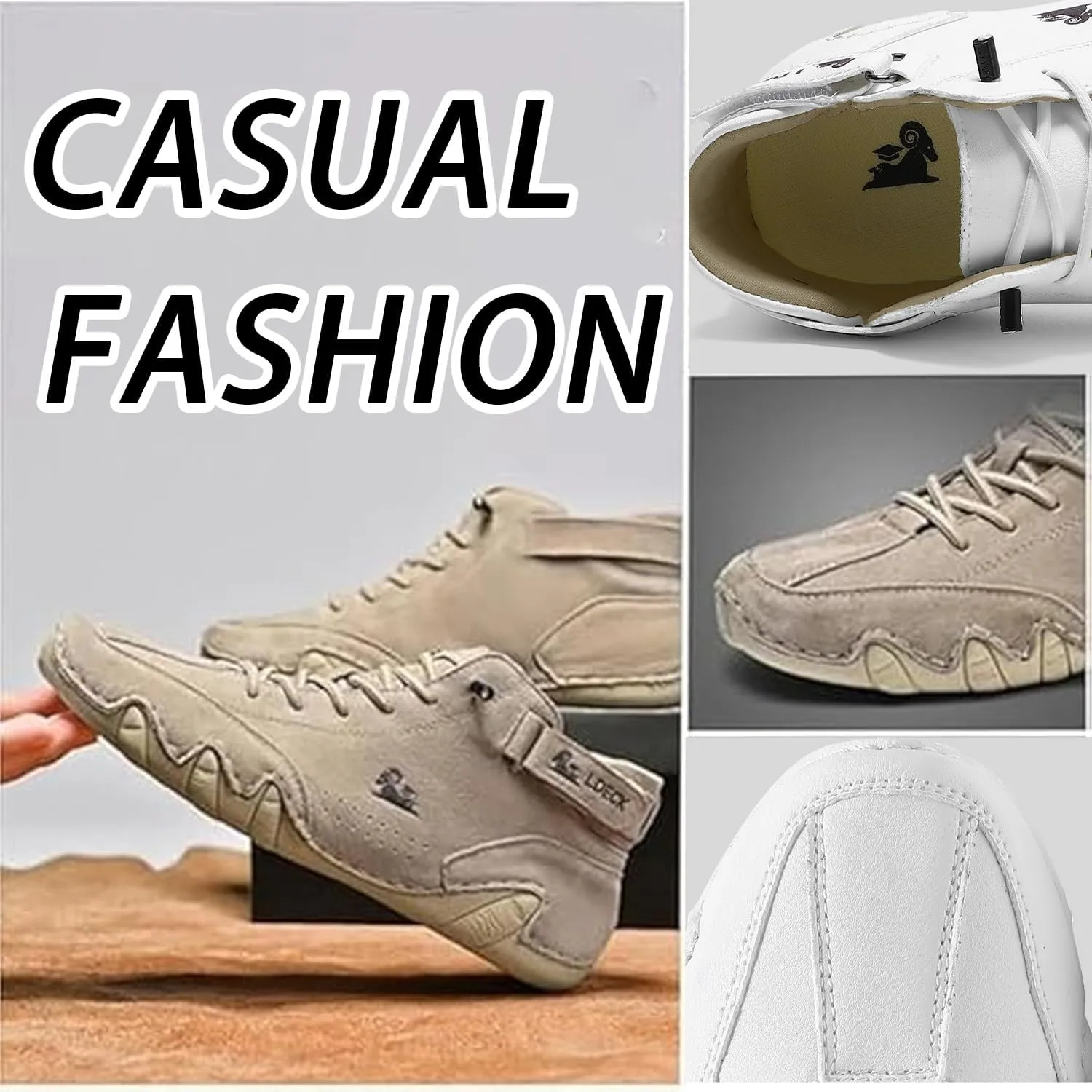 Vogany Shoes Orthopedic Sneakers Men, Vogldeck - Waterproof and Breathable Orthopedic Shoes, Sneakers for Men