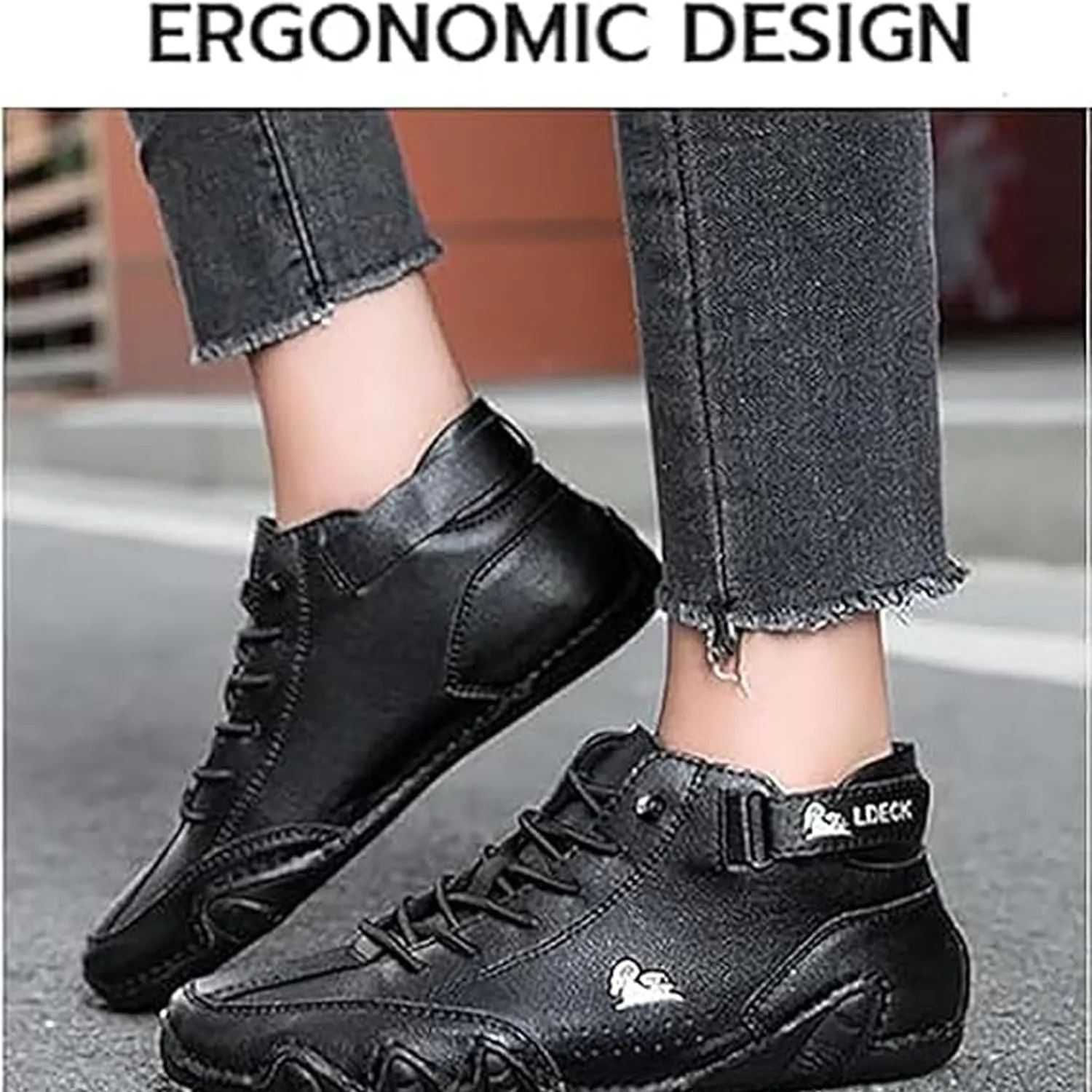 Vogany Shoes Orthopedic Sneakers Men, Vogldeck - Waterproof and Breathable Orthopedic Shoes, Sneakers for Men