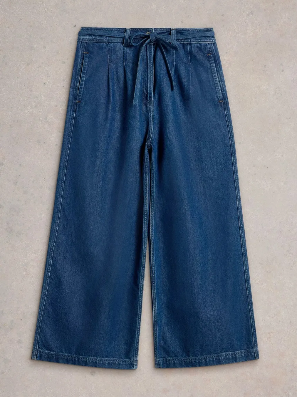 White Stuff Sasha Wide Leg Mid Denim Jean