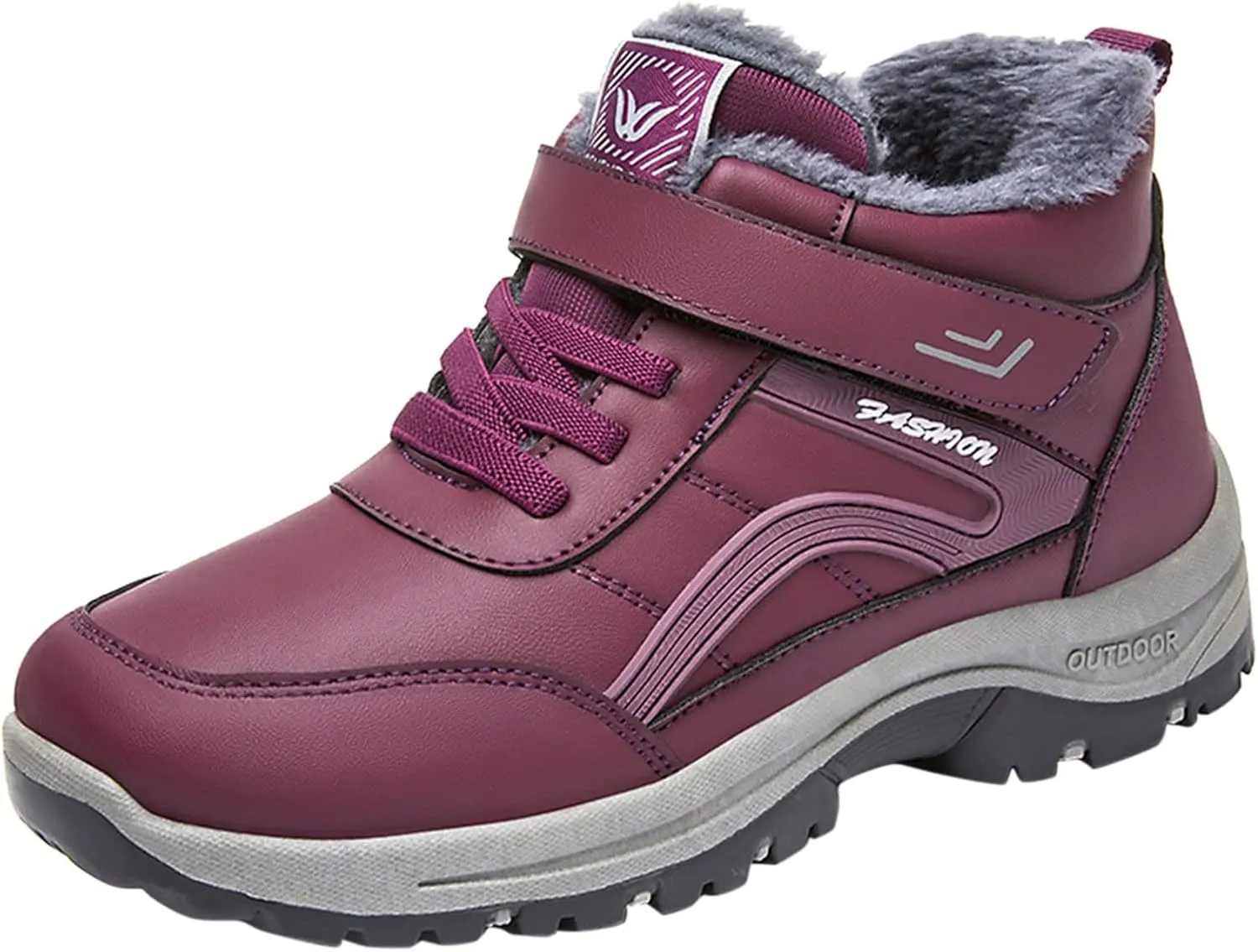 Winter Boots for Women Waterproof Wide Women Snow Boots Slip on Extra Wide Calf Winter Boots for Women Plus Size Womens Waterproof Snow Walking Boots Botas De Invierno Tacon Alto Para Mujer Elegantes