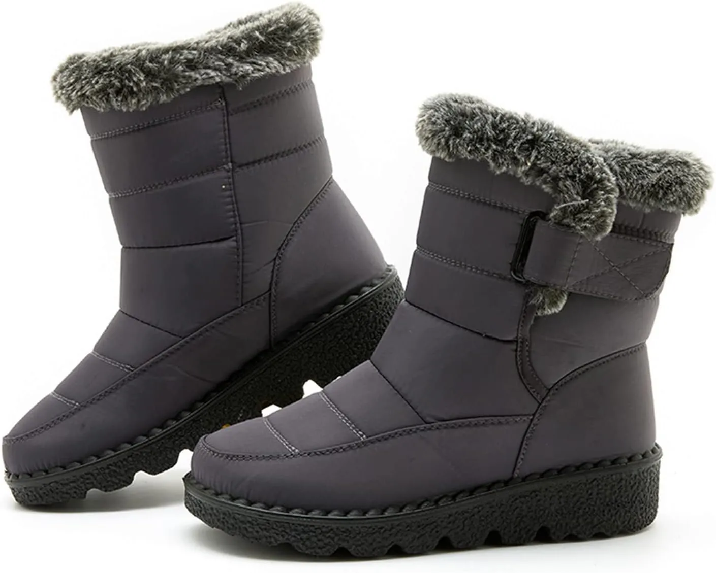 Winter Boots for Women Wide Width Waterproof Snow Boots for Women Size 7 Wide Slip on Boots for Women Ankle Booties Winter Womens Waterproof Boots Tall Tall Winter Boots for Women Pull on