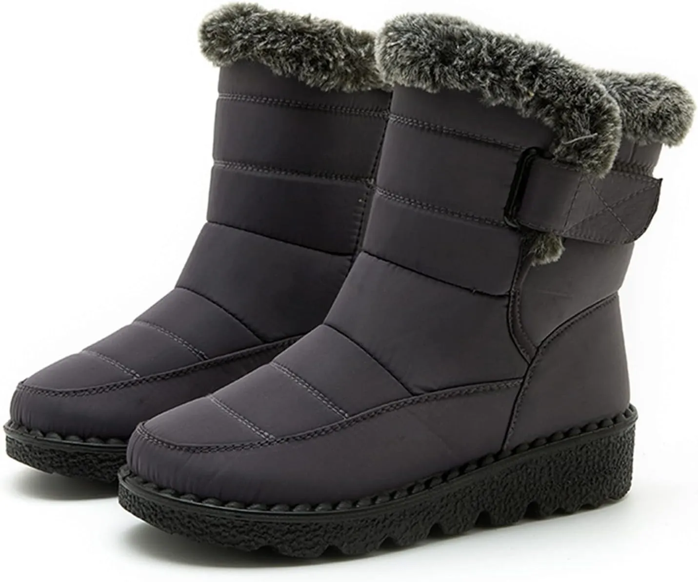 Winter Boots for Women Wide Width Waterproof Snow Boots for Women Size 7 Wide Slip on Boots for Women Ankle Booties Winter Womens Waterproof Boots Tall Tall Winter Boots for Women Pull on