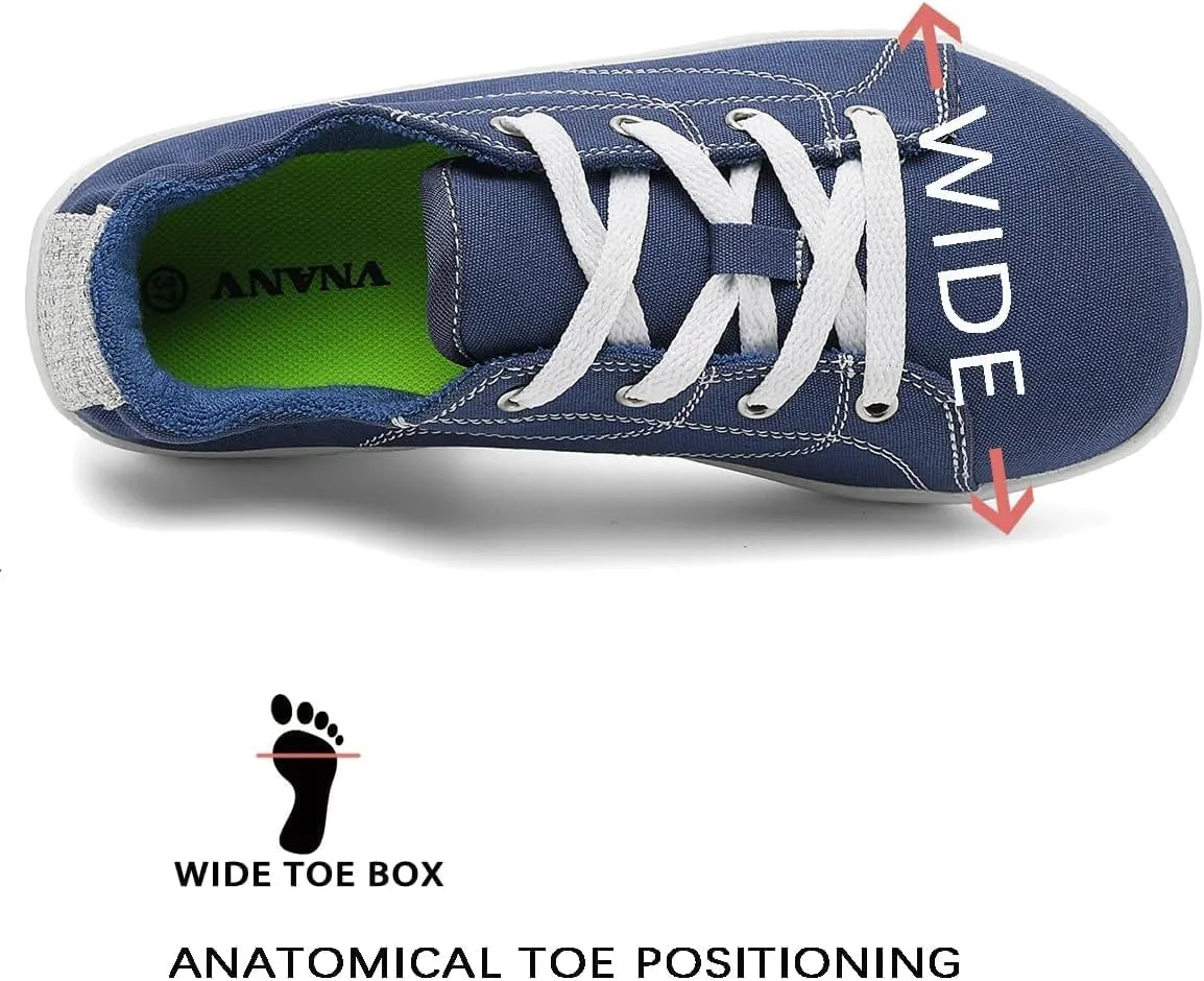 Women Barefoot Shoes Wide Toe Minimalist Walking Shoes Slip on Zero Drop Sole Cross-Trainer Sneakers Lightweight Workout