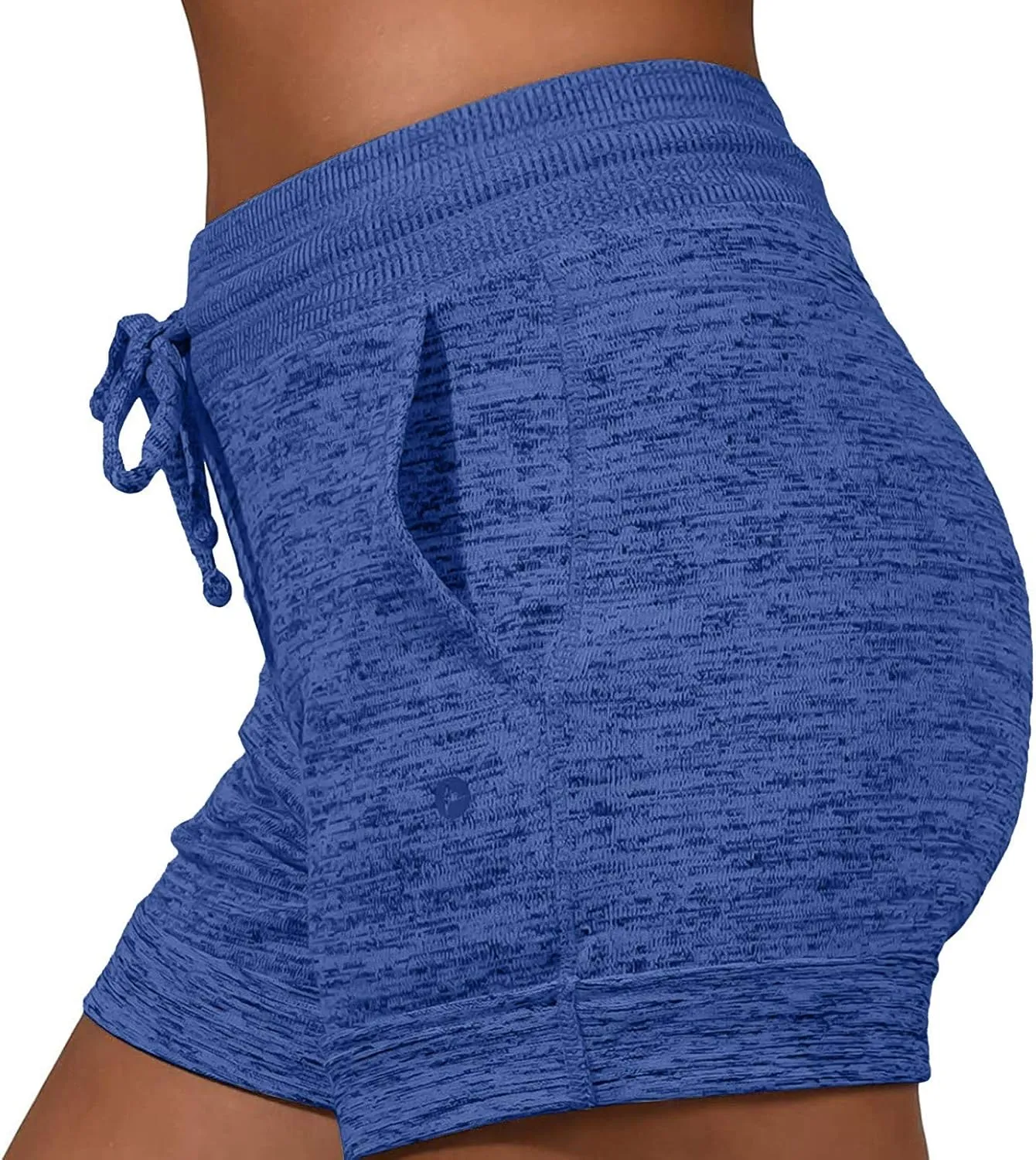 Women Casual Shorts High Waisted Drawstring Athletic Running Shorts with Pockets