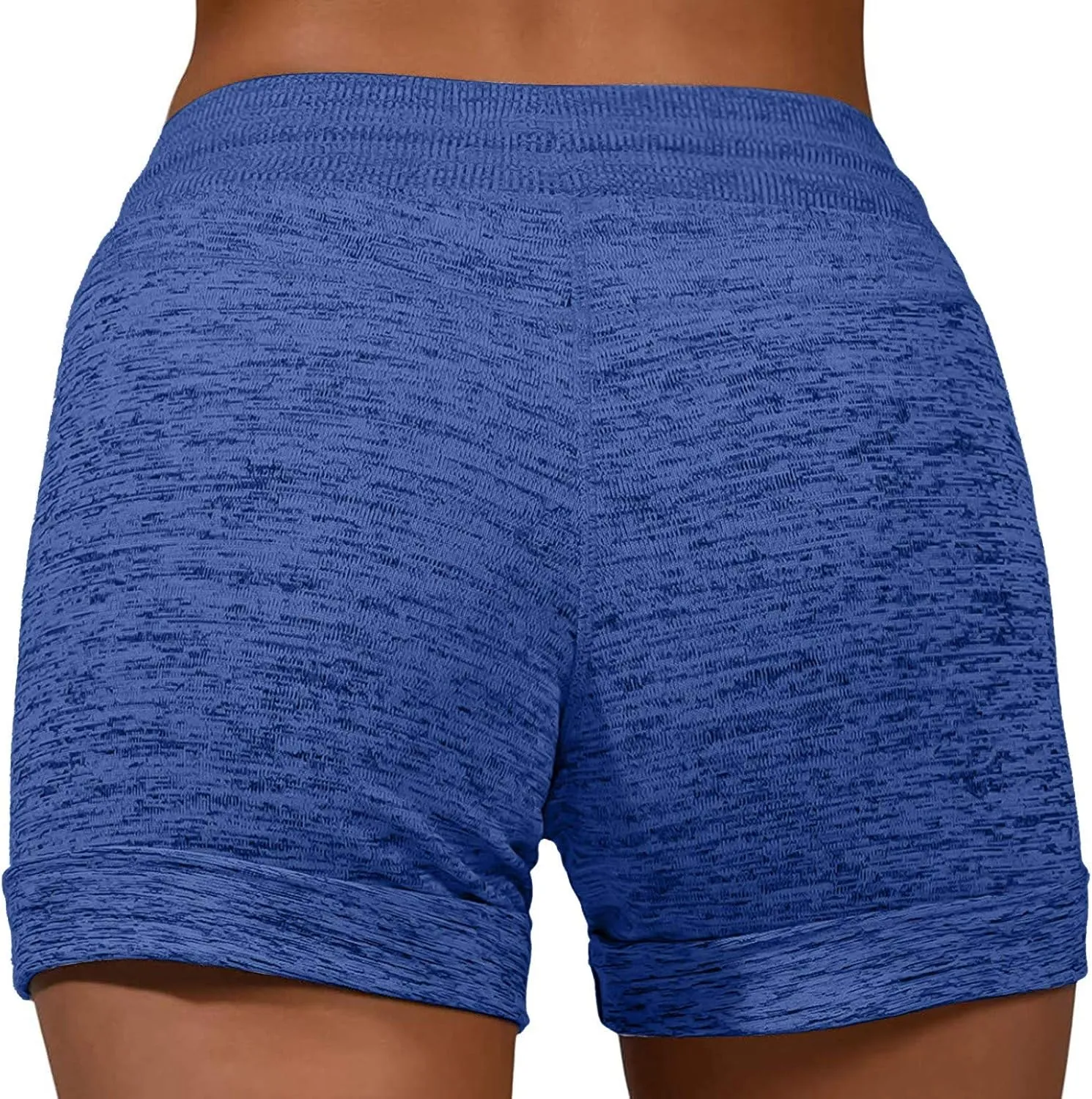 Women Casual Shorts High Waisted Drawstring Athletic Running Shorts with Pockets