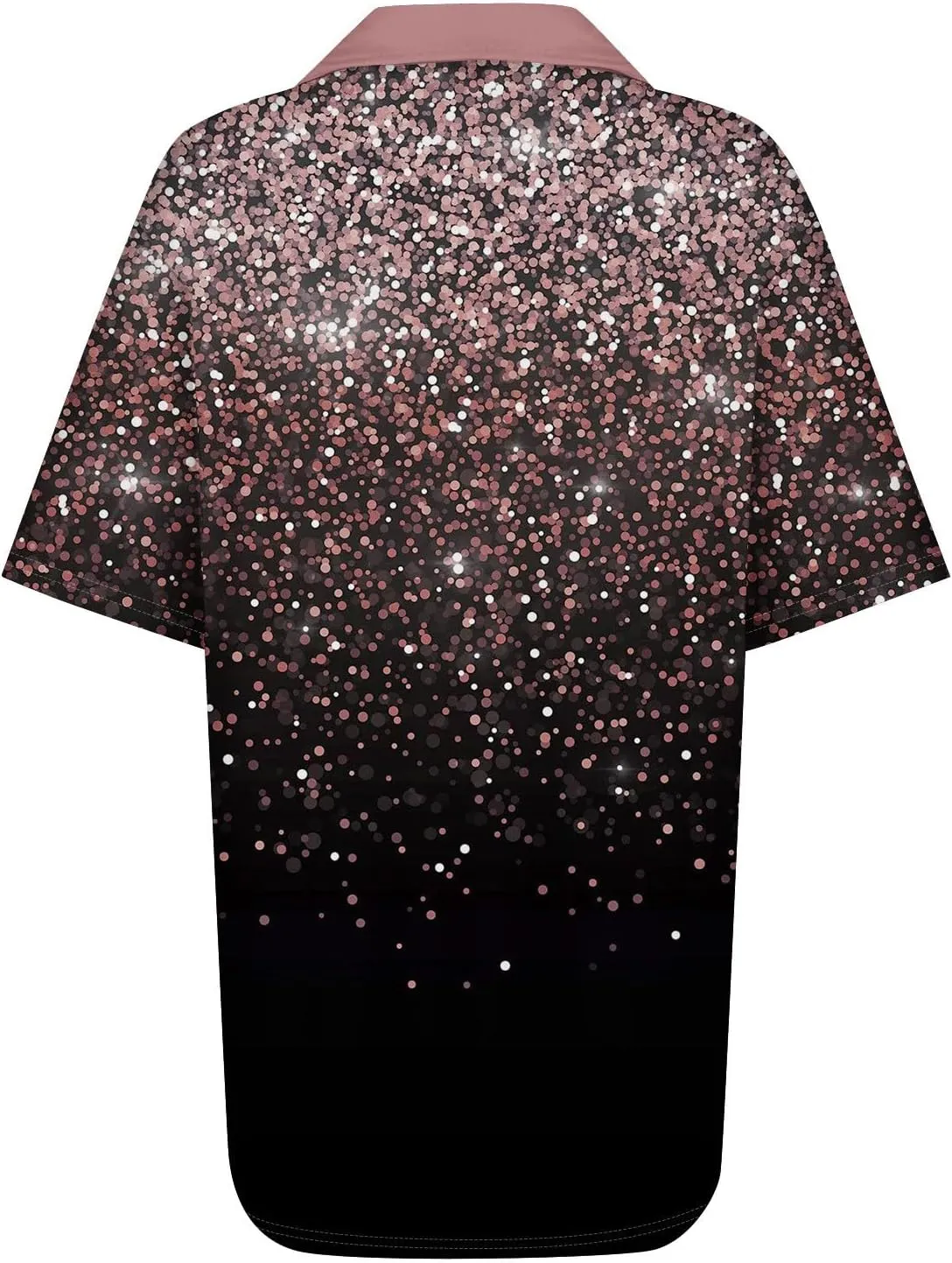 Women Floral Print 2024 Casual Tops V Neck Summer Blouse Shirt Lapel Collar Tunic Tops Trendy Dressy Ladies Clothing
