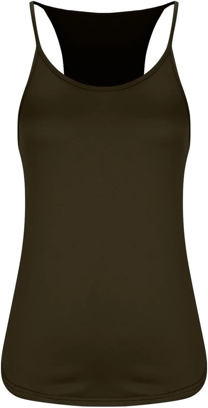 Women Workout Athletic Yoga Shirts Loose Fit Racerback Tank Tops Sleeveless Sports Tennis Shirt Round Neck Summer Top