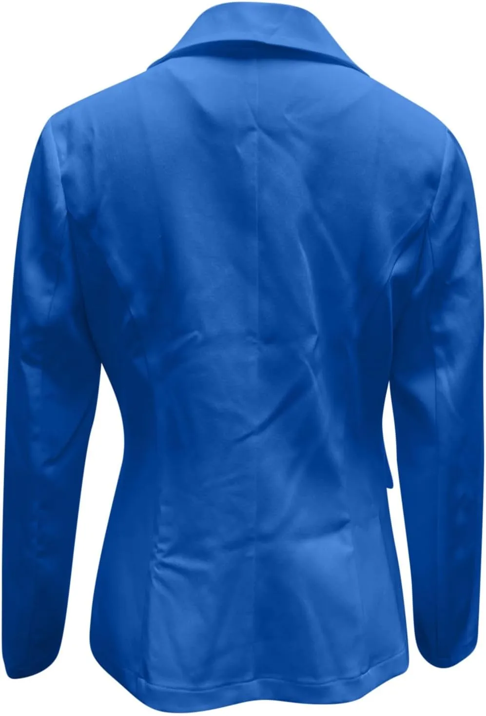 Women's Blazer Casual Business Blazers Long Sleeve Button Down Jacket Office Lapel Suit Coat with Pockets, Small