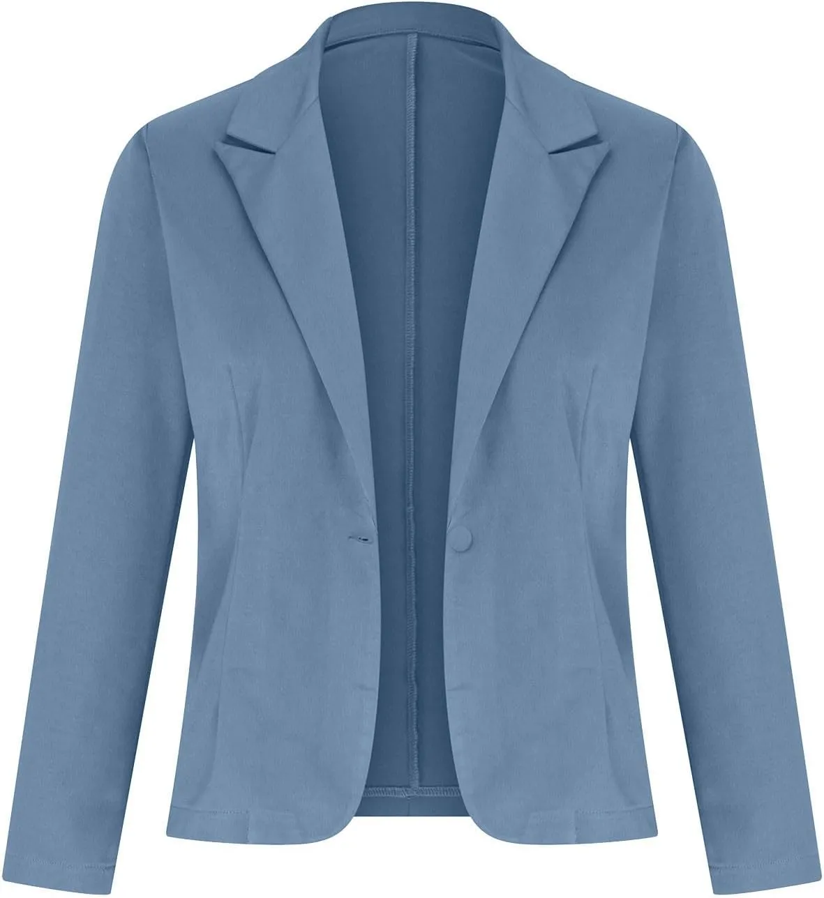 Womens Blazers for Work Casual Open Front Blazer Long Sleeve Work Office Jacket Lapel Collar Cardigan Jacket