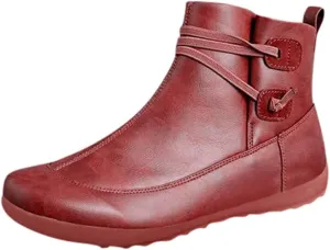 Women's Booties Botines De Mujer De Vestir Elegantes Black Boots Flat Women's Boots Wide Dress Ankle Boots Wide Width for Women Low Heel Black Wedge Ankle Booties