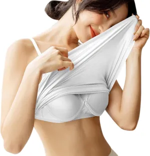 Women's Built-in Bra Tank Tops Adjustable Strap Camisole Padded Workout Yoga Daily Shelf Bra Undershirts
