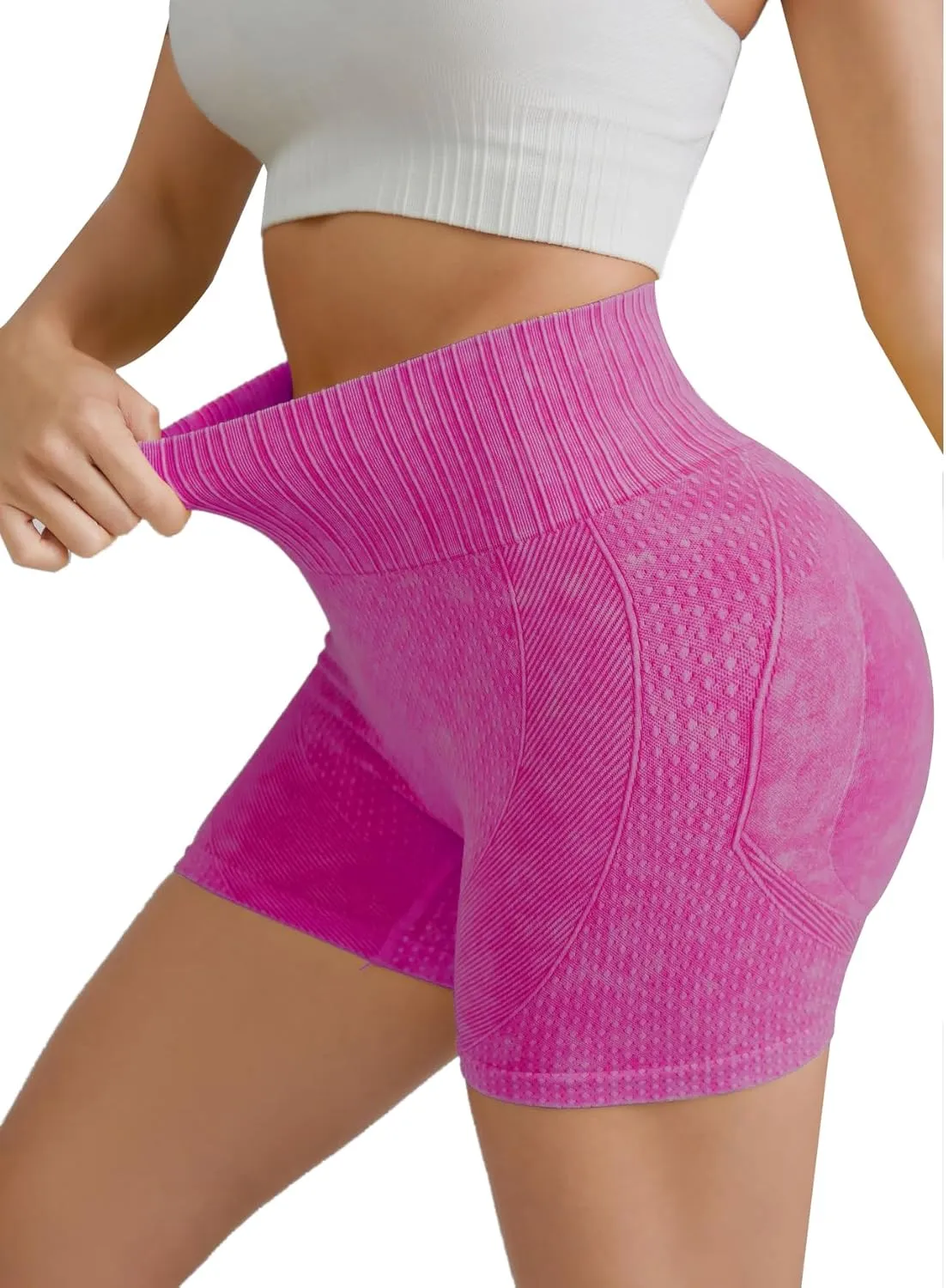 Women's Butt Lifting Shorts Workout Shorts High Waisted Booty Scrunch Shorts Athletic Gym Yoga Shorts for Women
