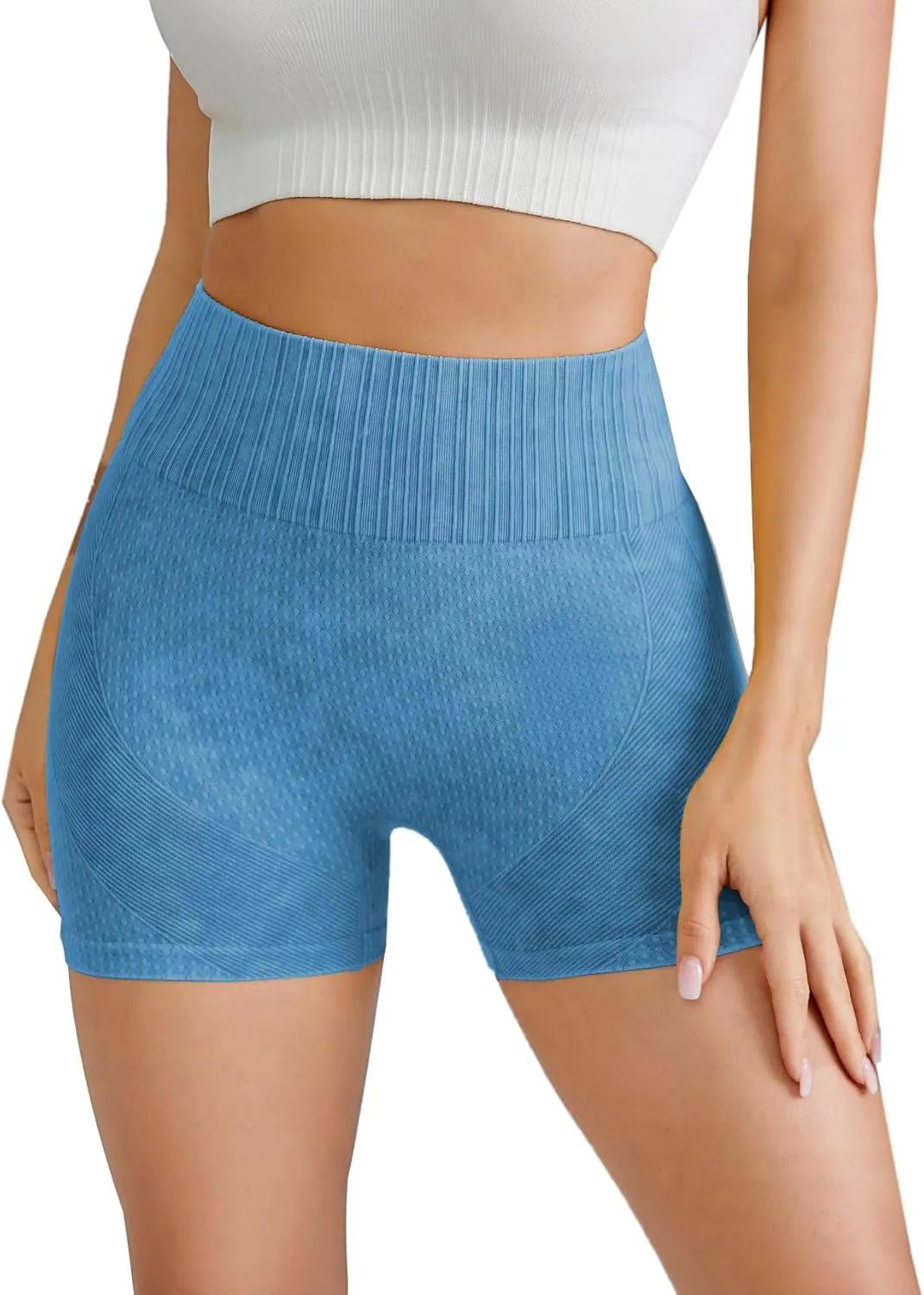 Women's Butt Lifting Shorts Workout Shorts High Waisted Booty Scrunch Shorts Athletic Gym Yoga Shorts for Women