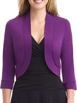 Womens Cardigan Blazers Fall Lightweight Short Fall Jackets Long Sleeve Casual Cropped Blazer Solid Classic Fit Shirts