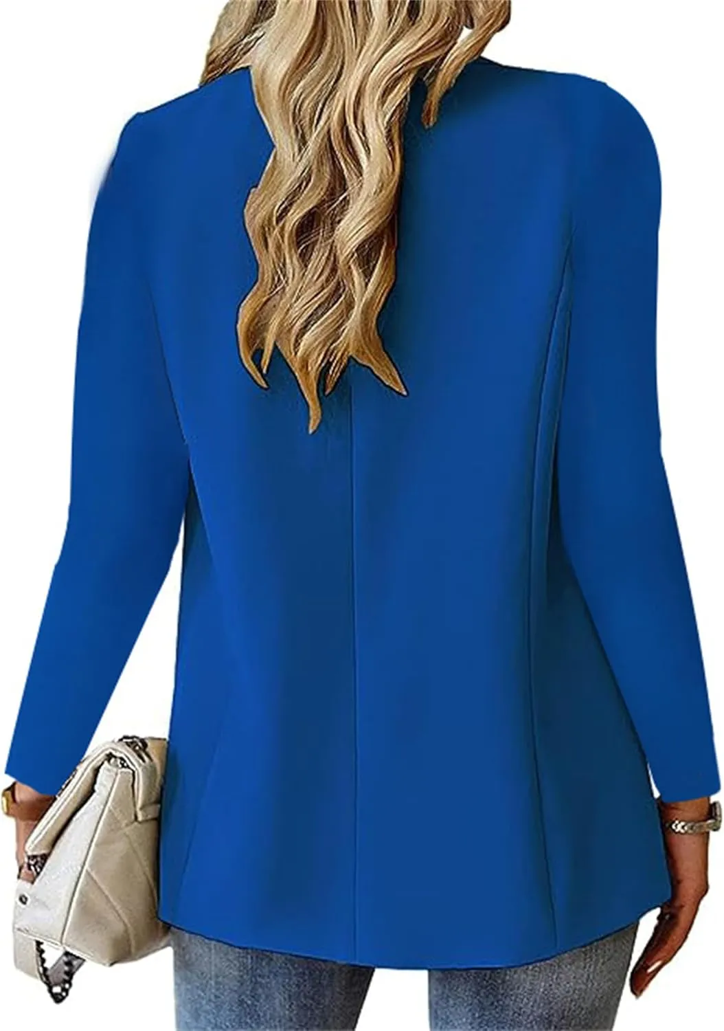 Womens Casual Blazers Business Casual Dressy Long Sleeve Jackets Lightweight Blazer Spring Summer Cardigan Work Suit