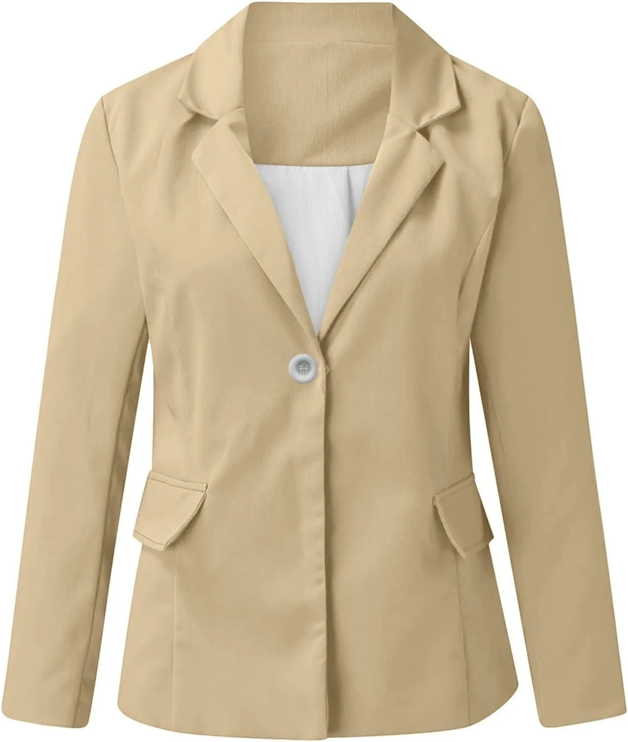 Womens Casual Blazers Open Front Long Sleeve Work Office Suit Jackets Blazer Plus Size Autumn Winter Outwears