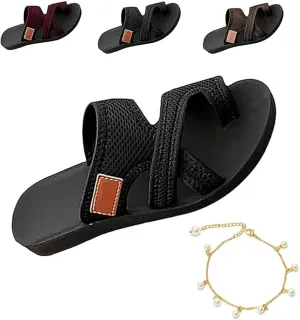 Women's Comfortable Breathable Mesh Flip Flops with Arch Support - Orthopedic Beach Sandals for All-Day Comfort