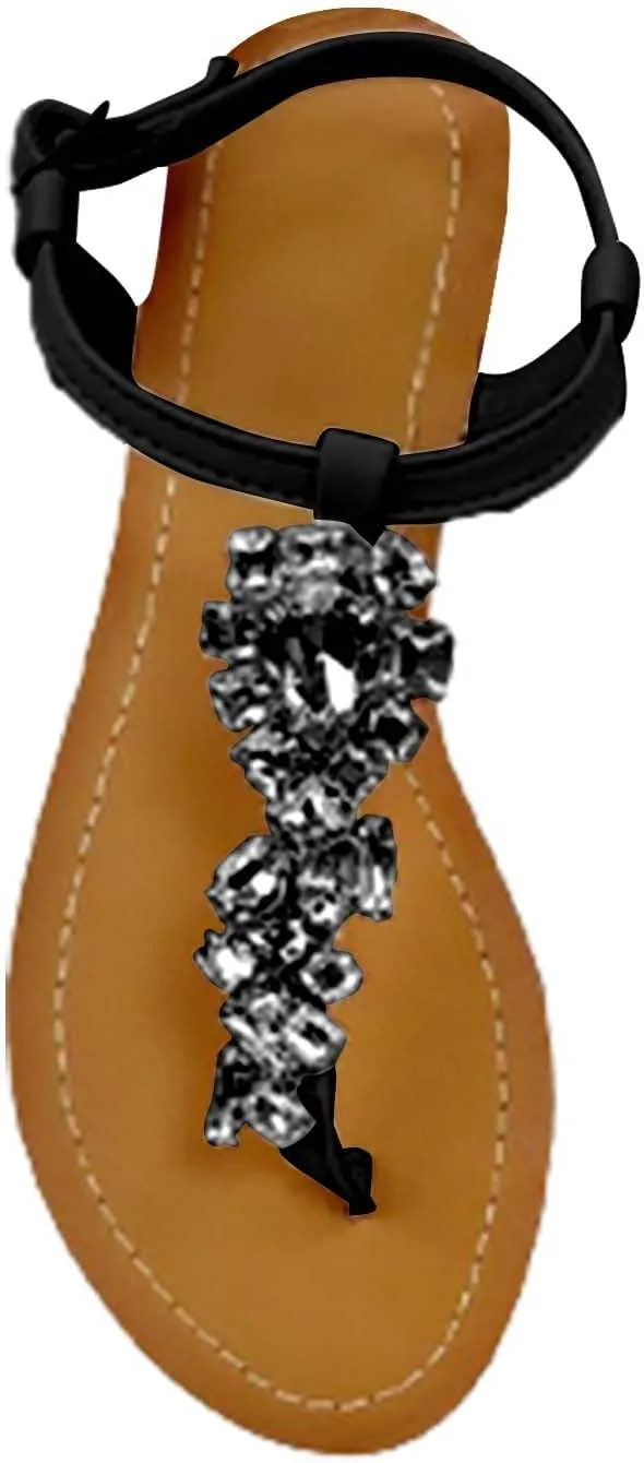 Women's Flat Sandals Women Flip Flops with Clip Toe Sandal Shoes for Beach Oceanside Flip Flops with Clip Toe