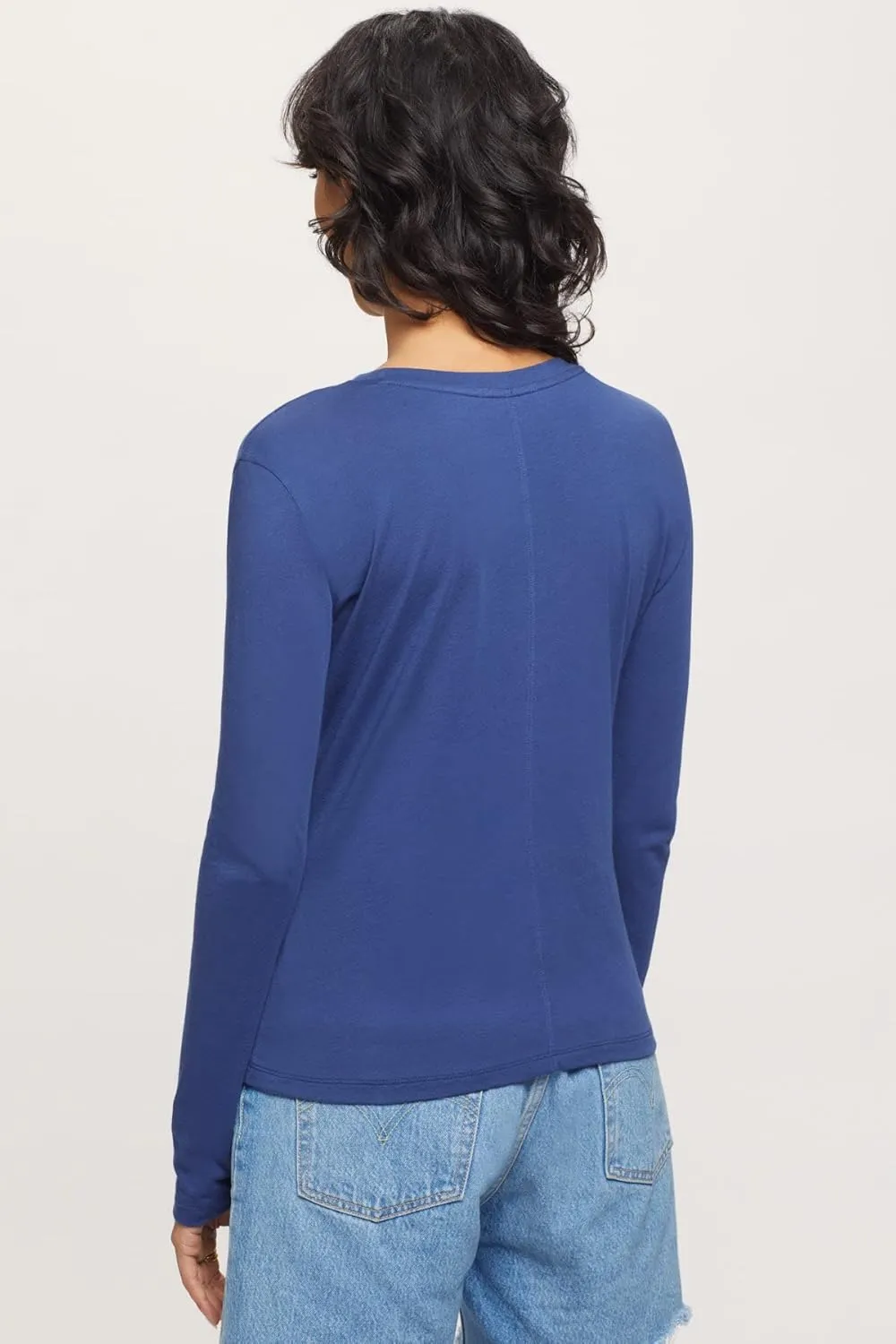Women's Organic Jersey Long Sleeve Crew Neck