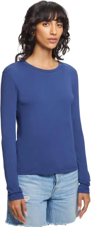 Women's Organic Jersey Long Sleeve Crew Neck
