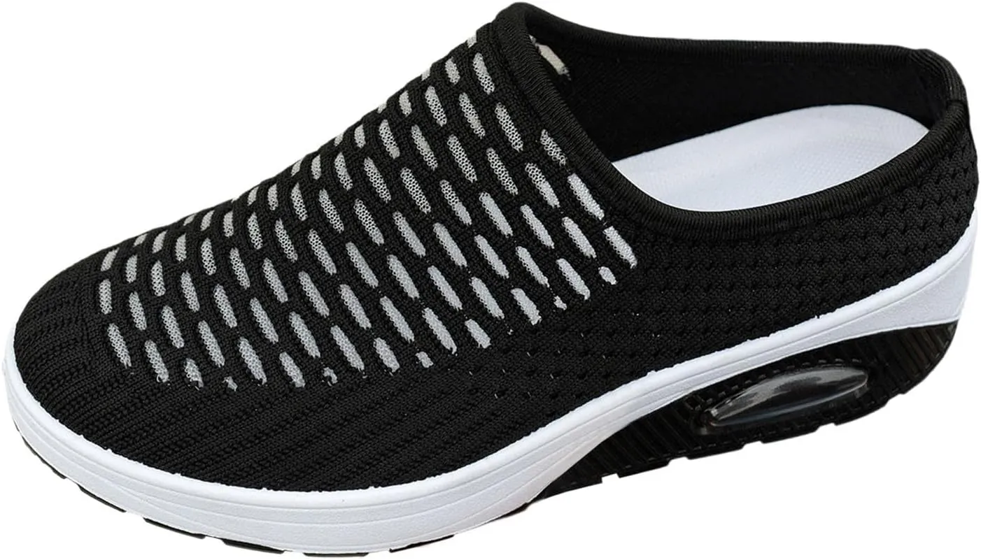 Women's Orthopedic Air Cushion Slippers Breathable Mesh Sandals Comfortable Walking Shoes for Outdoor Indoor
