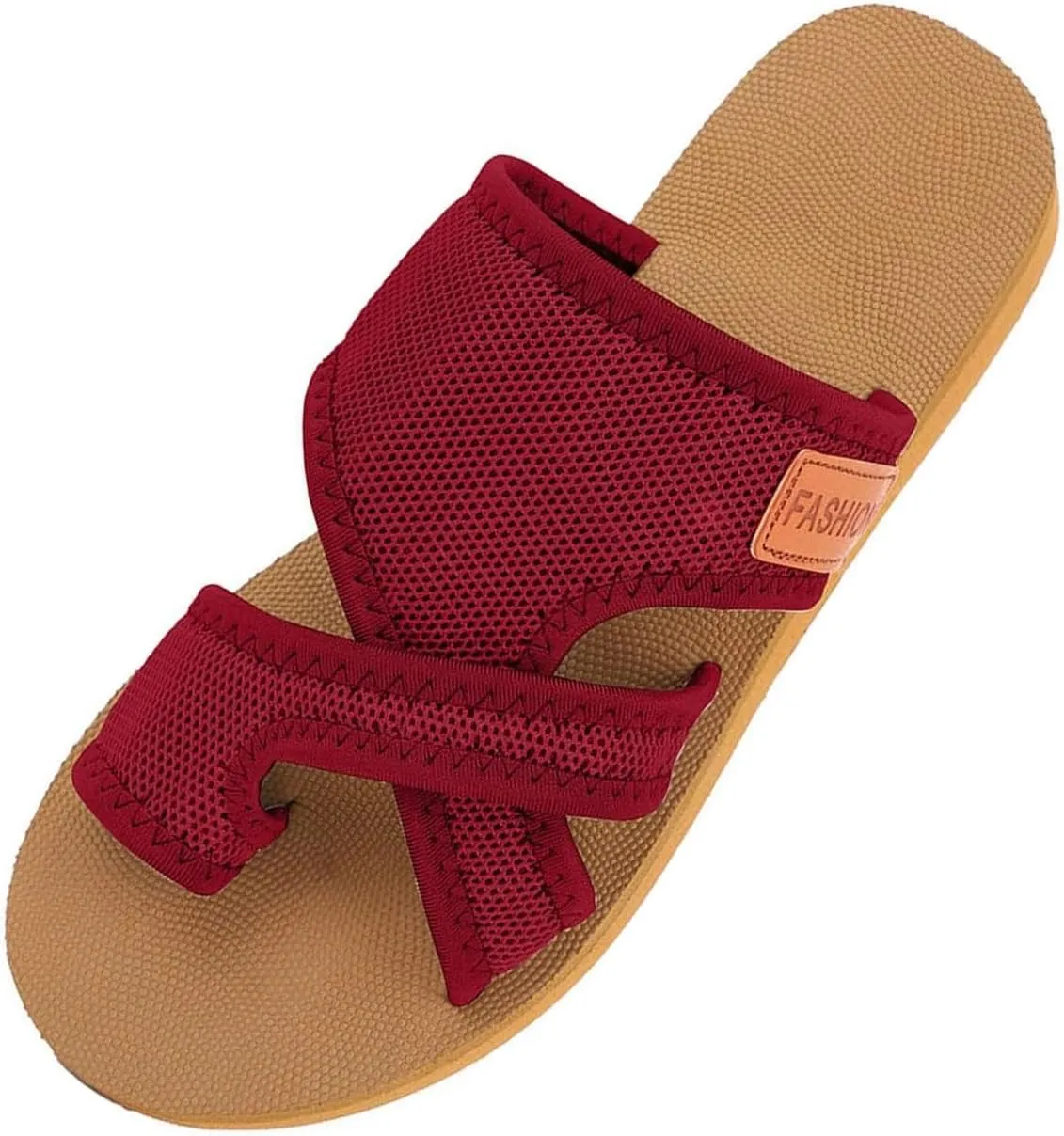 Womens Orthopedic Sandals 2025 Vacation Slide Beach Sandals with Arch Support Breathable Comfortable Flip Flops