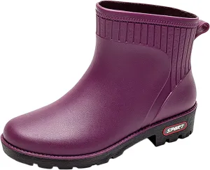 Womens Rubber Boots Womens Rain Boots Comfort for Boating Fishing Gardening Farming Tall Rain Shoes