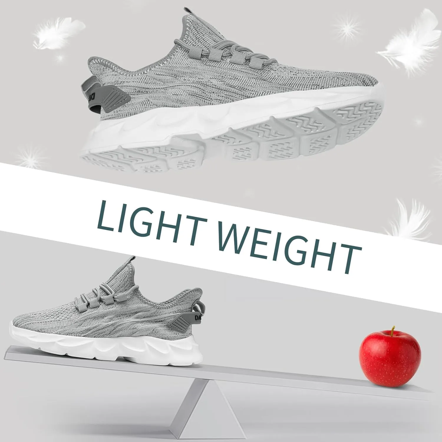 Womens Running Shoes Lightweight Tennis Shoes Gym Workout Fashion Sneakers Non Slip Breathable Athletic Walking Sneakers
