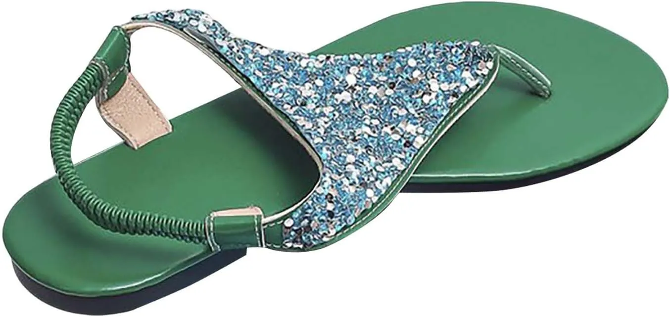 Womens Sandals Shoes Walking Sandal Non Slip Casual Summer Beach Shoes Dress Women's Fashion Flip Flop