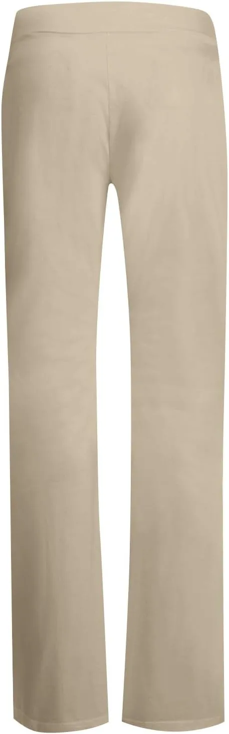 Women's Slim Bootcut Stretch Pants Gym Workout Leggings Yoga Pants for Women Ladies Comfy Straight Leg Sweatpants