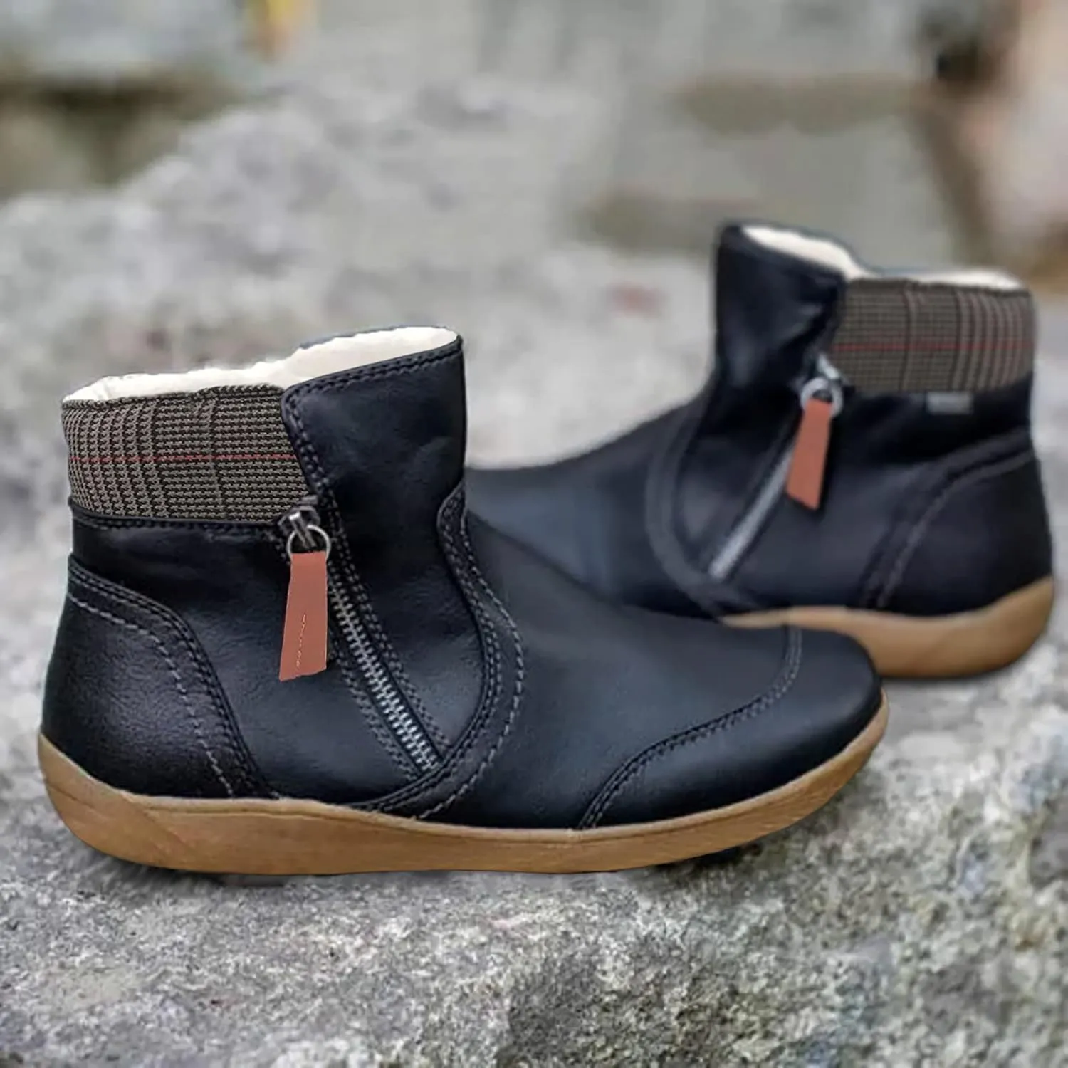 Women's Snow Boots Waterproof Insulated Size 9 Womens Restaurant Non Slip Work Boots for Winter Winter White Booties for Women Waterproof Comfortable Walking Boots Women Boots for Women Winter Hiking