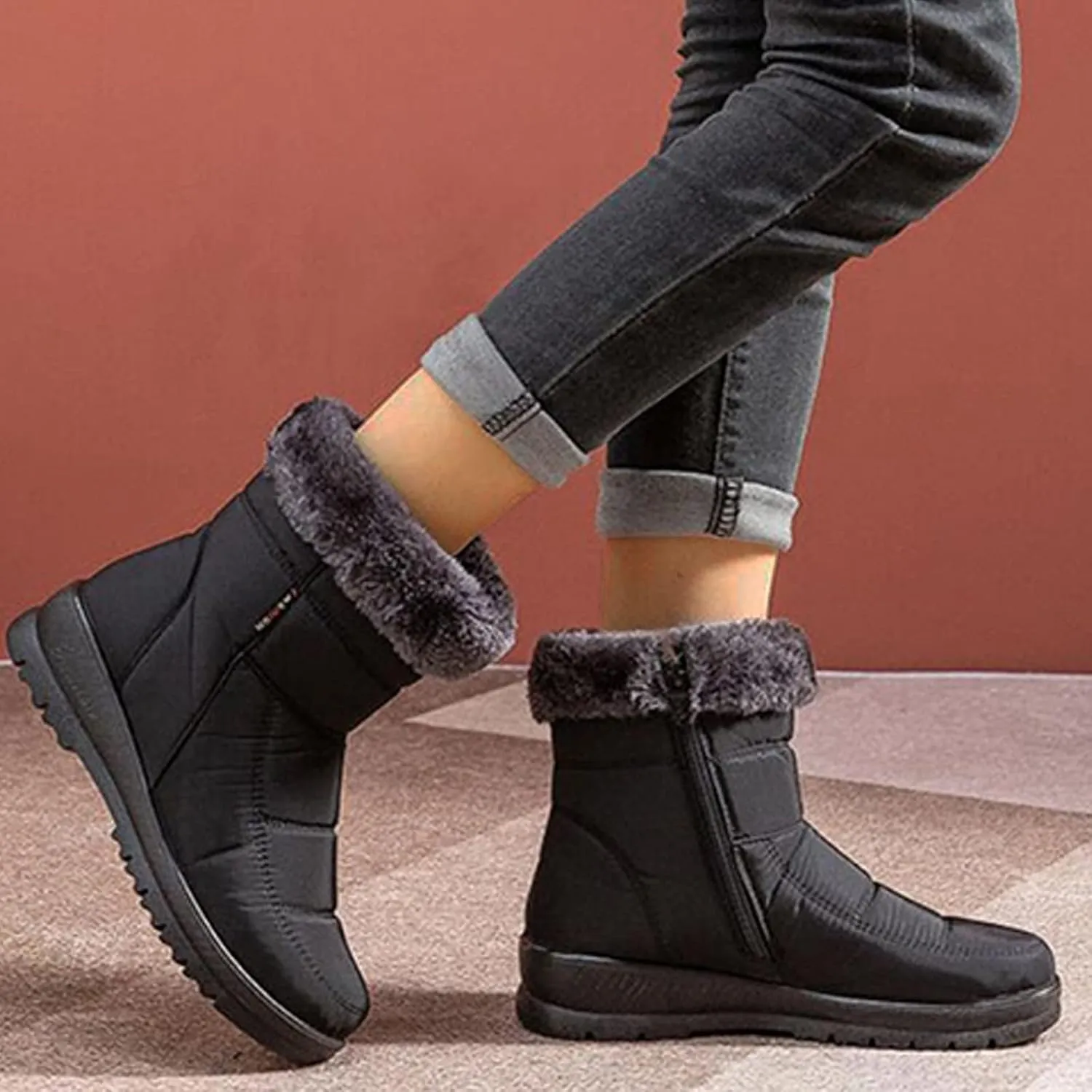 Womens Winter Snow Boots Size 11 Boots Snow for Women Cute Winter Boots for Women 2023 Winter Boots Womens Size 8.5 Womens Winter Boots Non Slip Zipper Size 10
