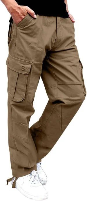 Work Pants for Men Big and Tall Joggers Training Running Athletic Wide Leg Tactical Hunting Pants