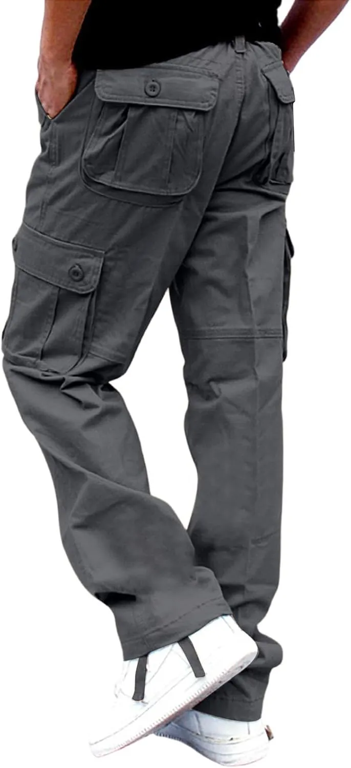 Work Pants for Men Big and Tall Joggers Training Running Athletic Wide Leg Tactical Hunting Pants