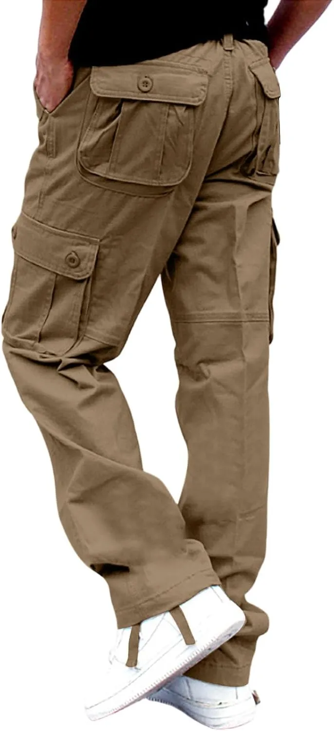 Work Pants for Men Big and Tall Joggers Training Running Athletic Wide Leg Tactical Hunting Pants