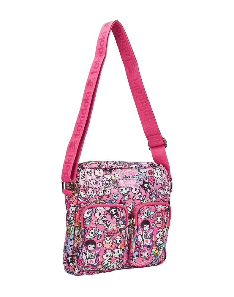 Y2Kawaii Double Pocket Crossbody