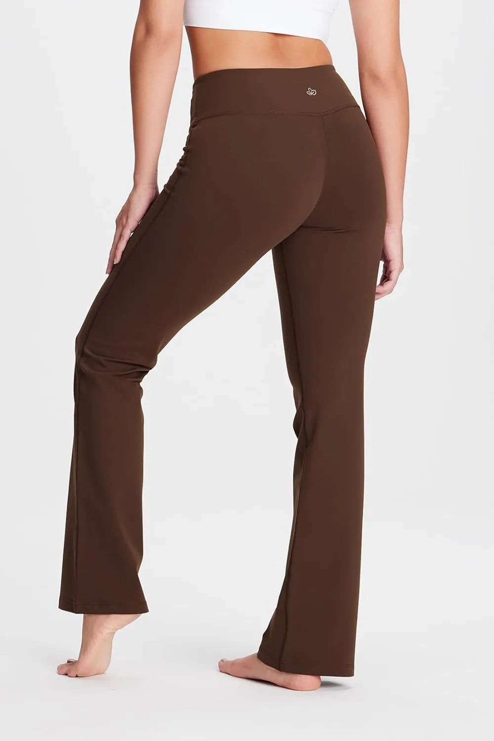 Yogipace 25"/27"/29"/31"/33"/35"/37",Petite/Regular/Tall,Women's Bootcut Yoga Pants Long Workout Pant