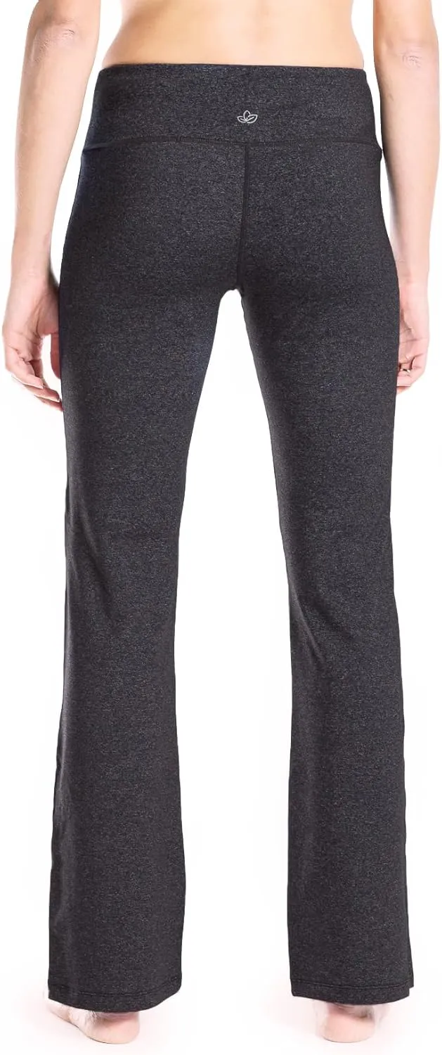 Yogipace 25"/27"/29"/31"/33"/35"/37",Petite/Regular/Tall,Women's Bootcut Yoga Pants Long Workout Pant