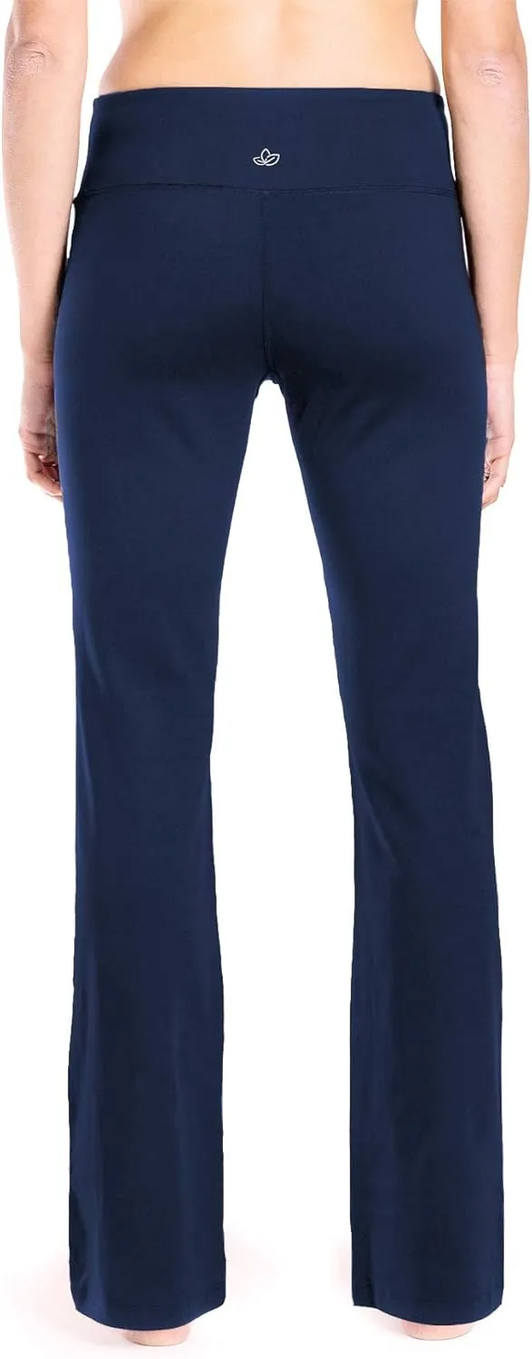 Yogipace 25"/27"/29"/31"/33"/35"/37",Petite/Regular/Tall,Women's Bootcut Yoga Pants Long Workout Pant