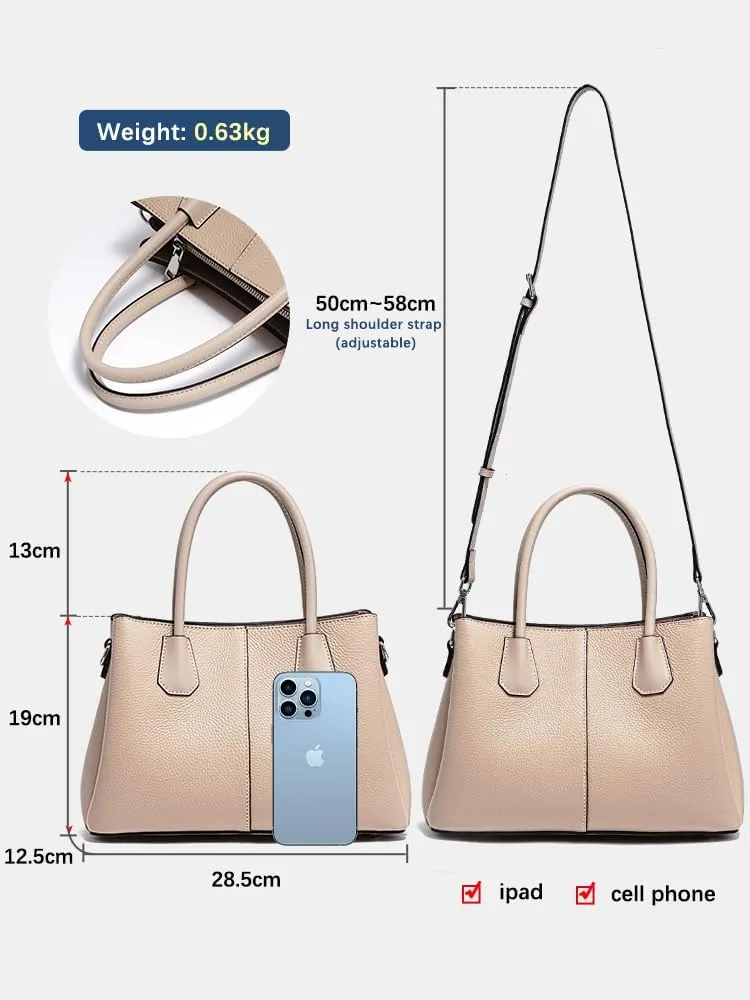 zency Off White Shoulder Bag Purses Satchel Handbags For Women