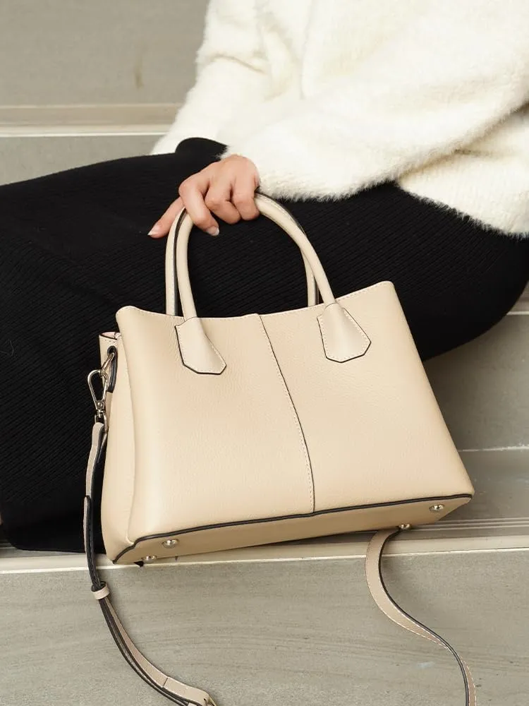 zency Off White Shoulder Bag Purses Satchel Handbags For Women
