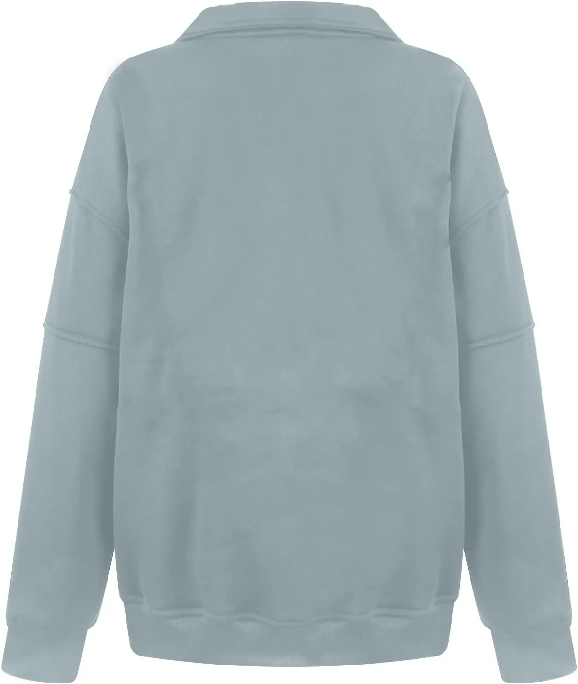 Zip Up Hoodie Women Oversized Drop Shoulder Fleece Sweatshirt with Pockets Thumb Hole Loose Comfy Fall Sweater 2024