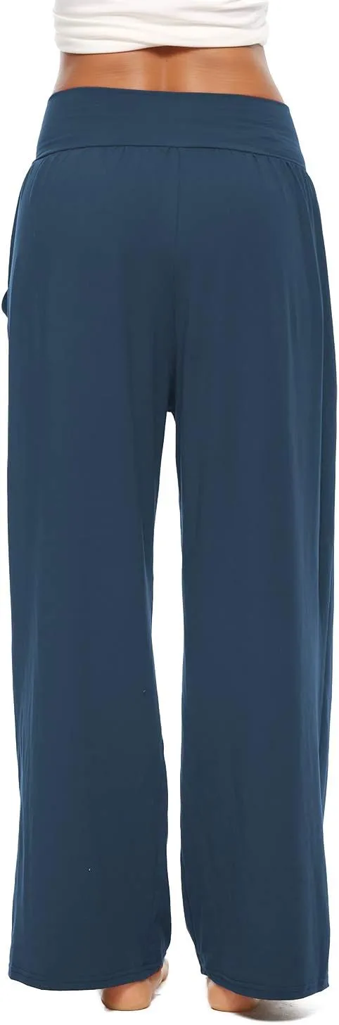 ZJCT Womens Yoga Sweatpants Comfy Loose Casual Wide Leg Lounge Joggers Pants with Pockets