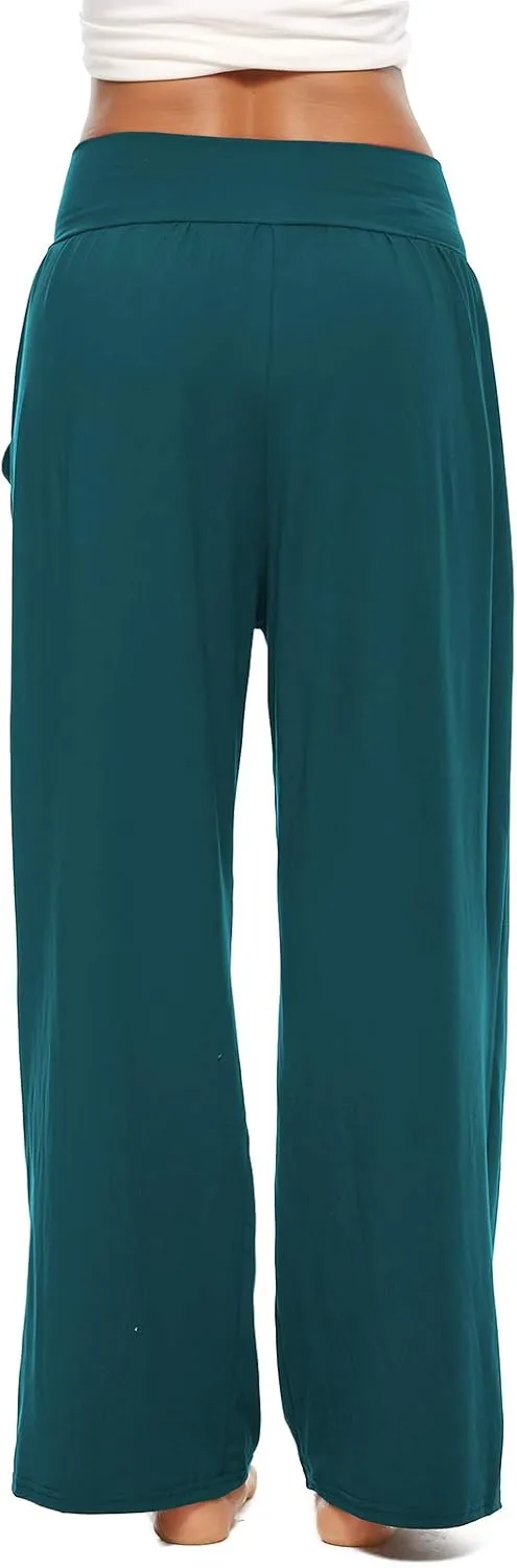 ZJCT Womens Yoga Sweatpants Comfy Loose Casual Wide Leg Lounge Joggers Pants with Pockets