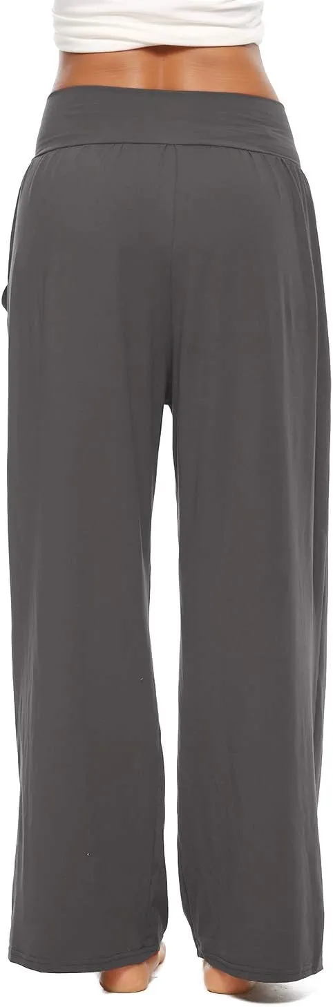 ZJCT Womens Yoga Sweatpants Comfy Loose Casual Wide Leg Lounge Joggers Pants with Pockets