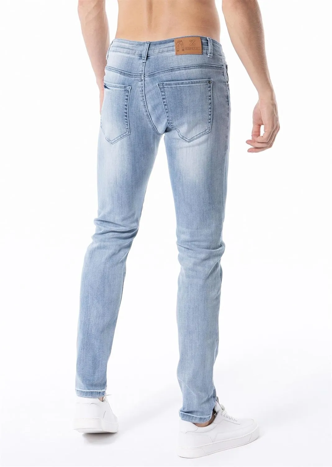 ZLZ Jeans Pants Slim Fit, Younger-Looking Fashionable Colorful Comfy Stretch Jeans Pants for Men, Skinny Jeans Stretch Fit ??